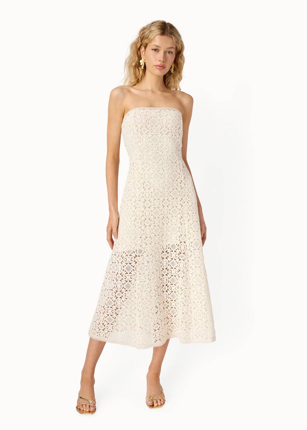 Cami Nyc - Lisboa Strapless Crochet Dress