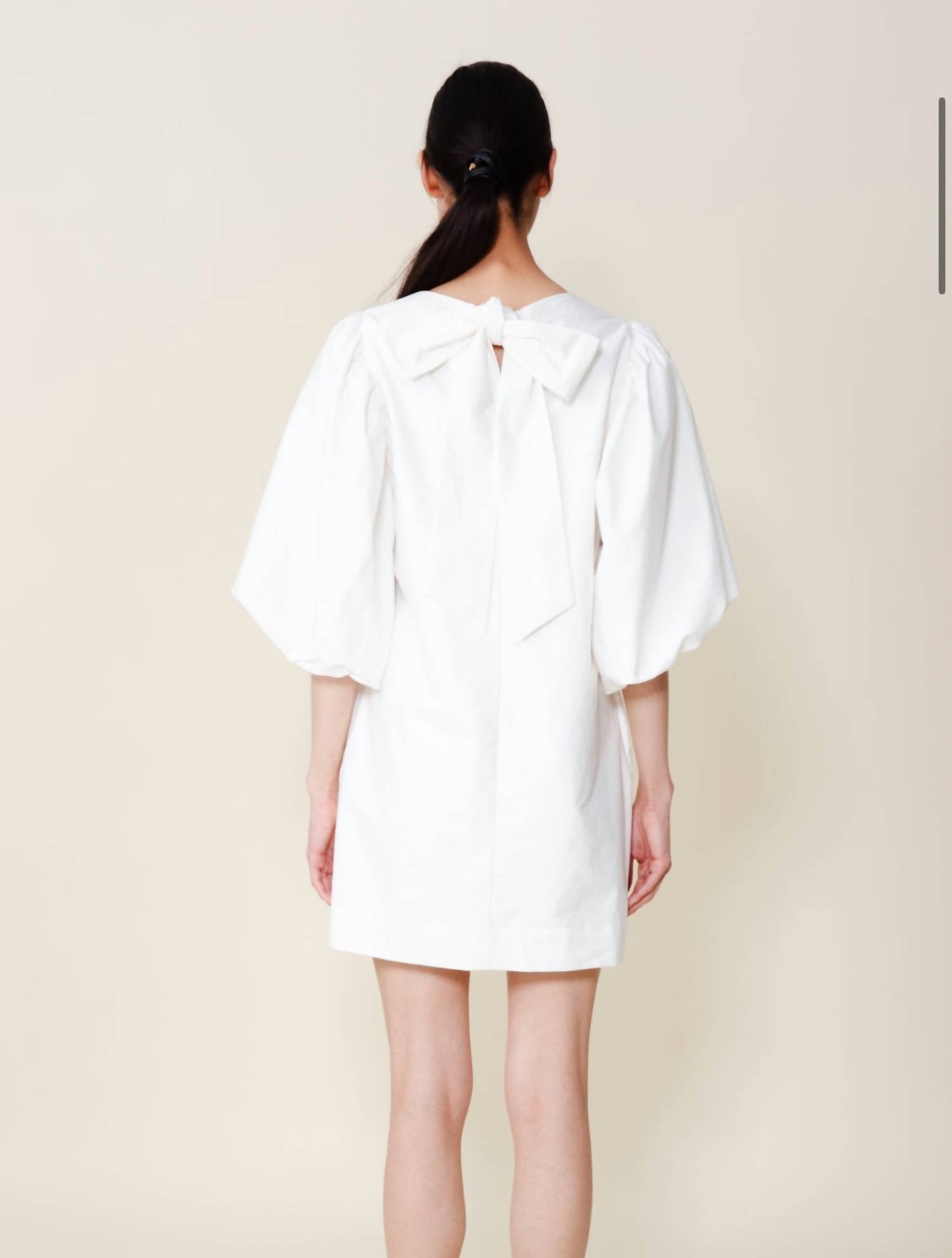 Du Paradis Women's Linnea Dress in white - women's dress - detail view