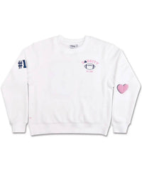iScream Kid's Theme Classic Varsity Sweatshirt in white - kids' sweater