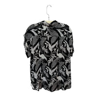 Apny - Women's Print Faux Wrap Top