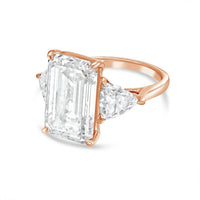 Diana M Jewels - Women's Emerald & Trillion Lab-Grown Diamond Jewelry (10.00 Ct) - Bold