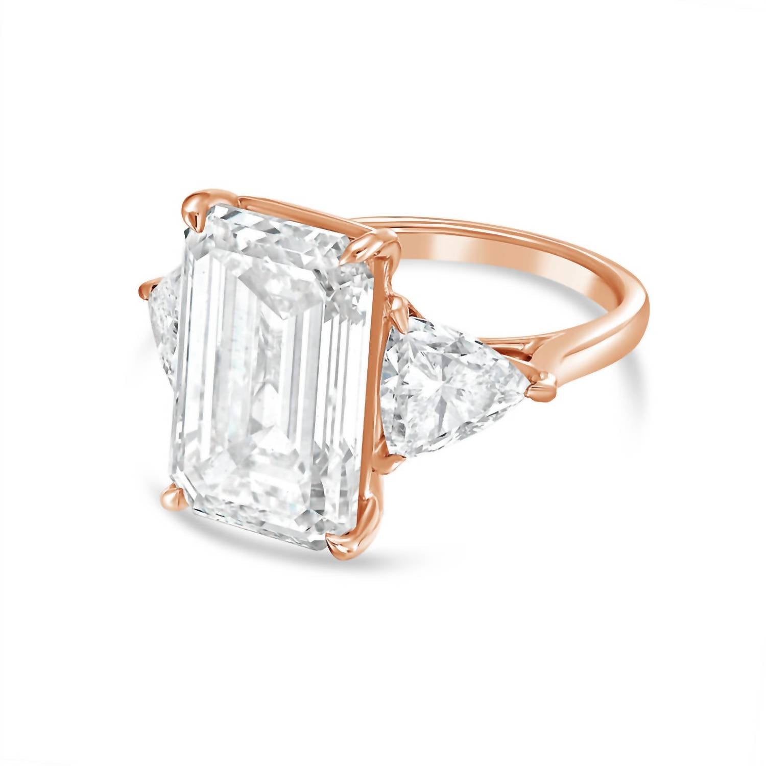 Diana M Jewels - Women's Emerald & Trillion Lab-Grown Diamond Jewelry (10.00 Ct) - Bold