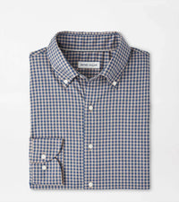 PETER MILLAR Conway Crown Lite Cotton Stretch Sport Shirt in popular brown - men's shirt - view 4