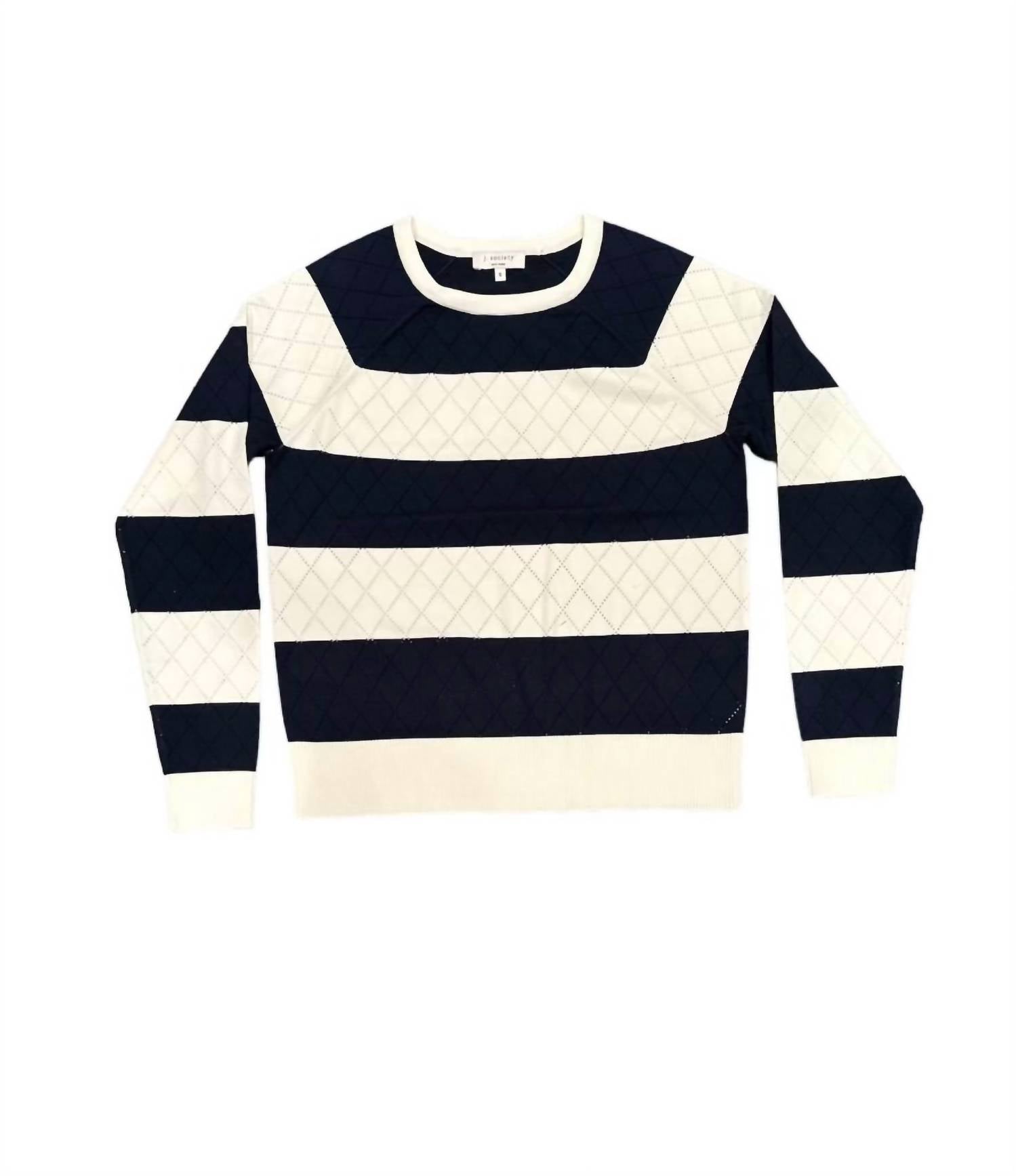 J. Society - Women's Wide Stripe Sweater