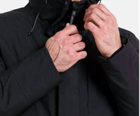 Didricksons Akilles Hooded Parka Coat in black - men's jacket - view 5