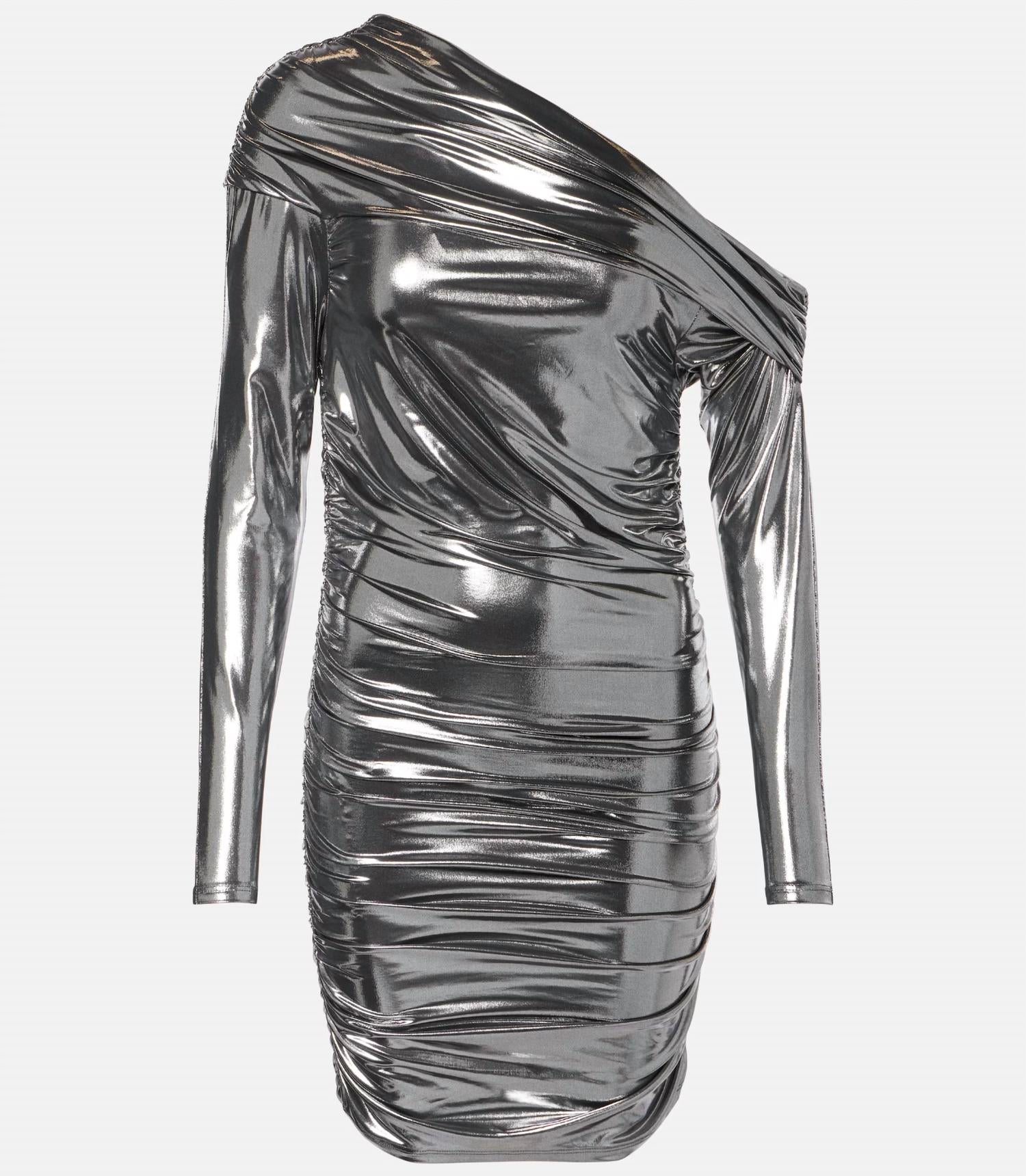 The Sei - Long Sleeve Asymmetrical Mini Dress