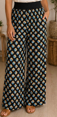 Accent Accessories - Wide Leg Palazzo Pants