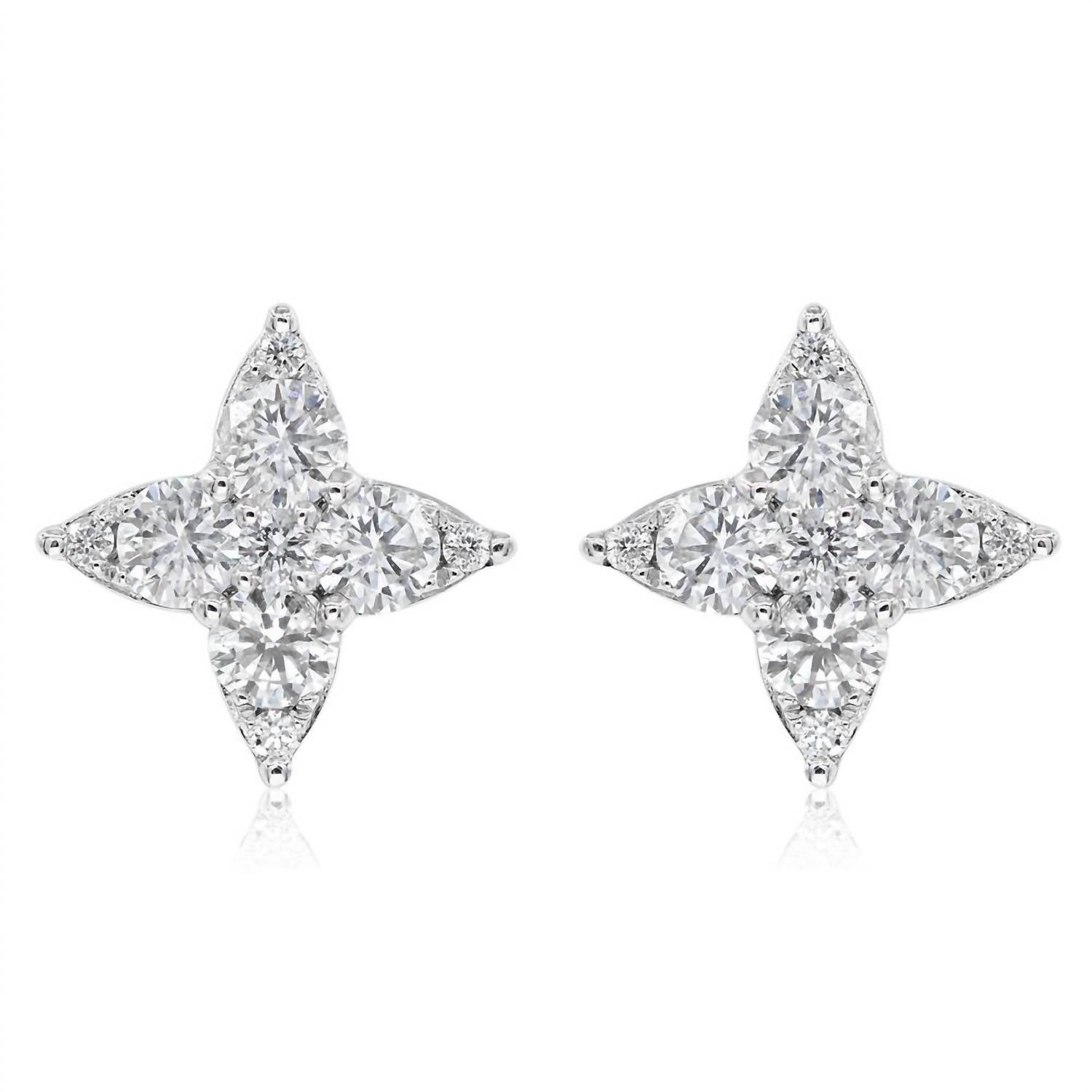 Diana M Jewels - 0.50 Cts Round Diamond Stud Earrings
