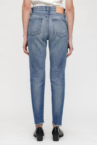 Moussy Hammond Skinny Hi Jean in blue - women's jeans - alternate view
