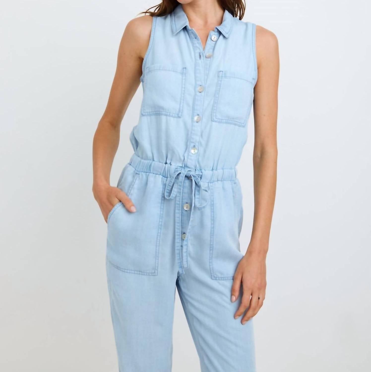 Bella Dahl - Women's Pocket Jumpsuit