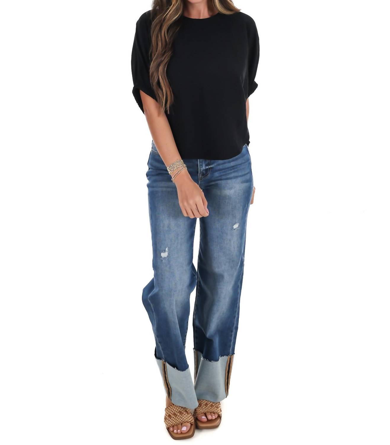 Ee:Some - Women's Easy Drape Top