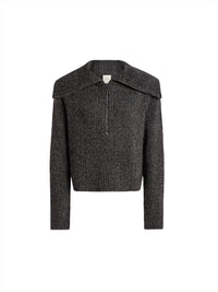 ELISE HALF ZIP KNIT SWEATER