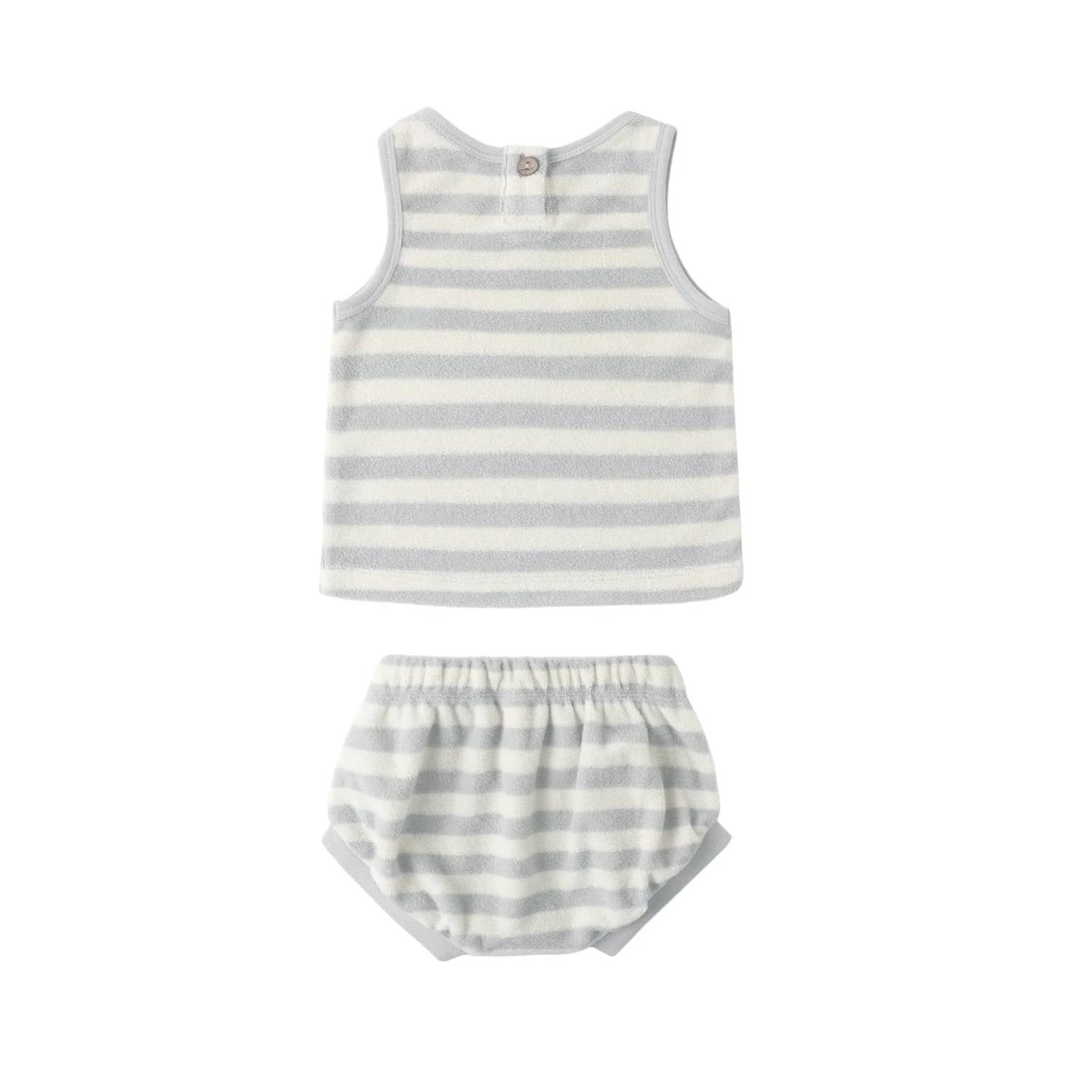 Quincy Mae - Boy's Terry Tank and Short Set