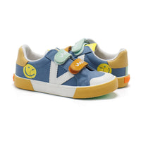 Victoria - Boy's Tribu Multicolour Print Strap Sneakers
