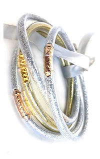 Crystal Breeze - Women's Sparkle Jelly Bracelet Set