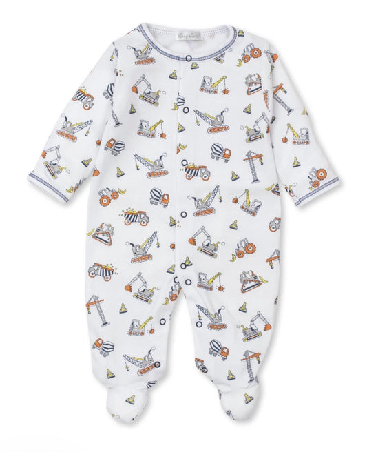 Kissy Kissy - Boy's Dirt Diggers Print Footie