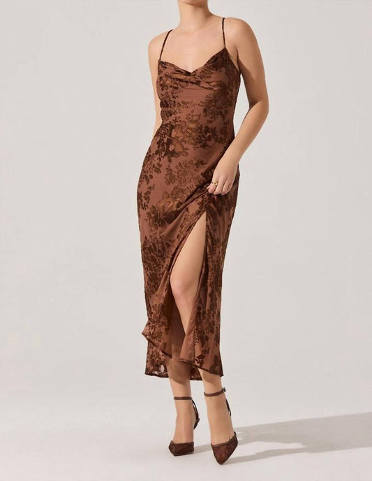 Astr - Gaia Burnout Midi Dress