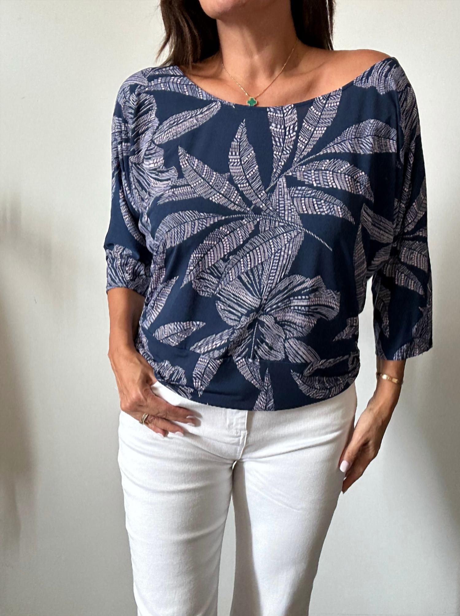 Veronica M - Long Sleeve Printed Shirt
