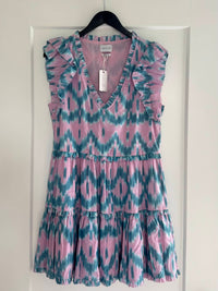 Saylor - Women's Ikat Mini Dress