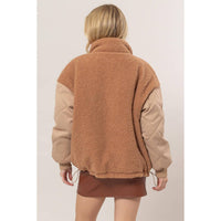 Hyfve - Reversible Fur Puffer Jacket