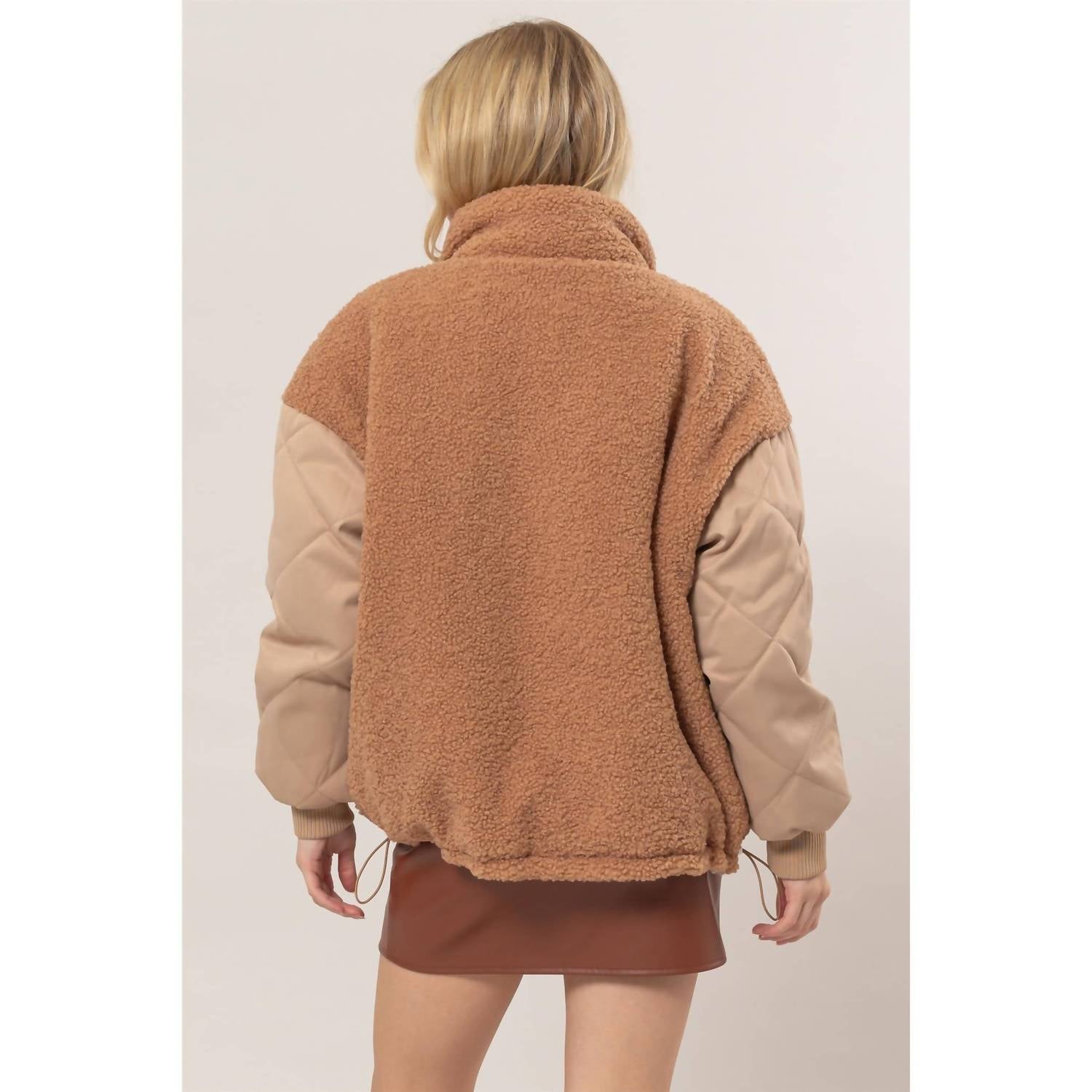 Hyfve - Reversible Fur Puffer Jacket