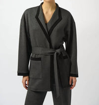 Joseph Ribkoff - Belted Wrap Kimono Coat