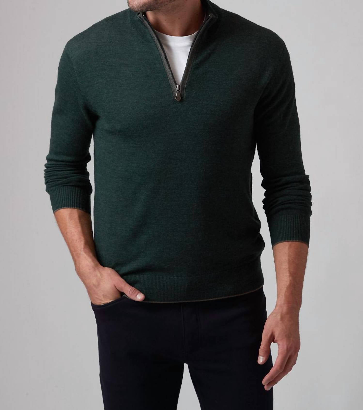Raffi - Palmer Mock Zip Sweater