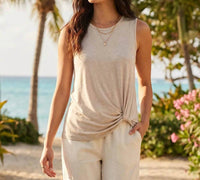 Karen Kane - Sleeveless Pick-Up Top