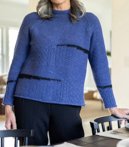 Habitat - Harvest Tweed Mixed Cable Stitch Pullover Sweater