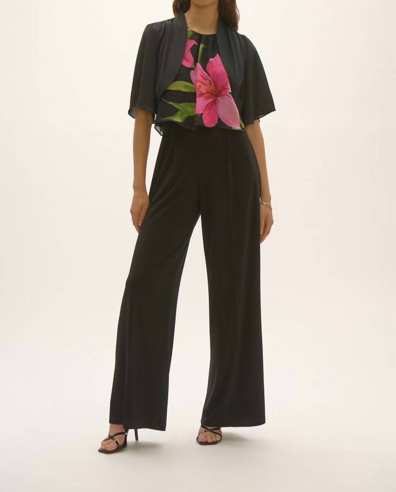 Joseph Ribkoff - Georgette Bell Sleeve Bolero