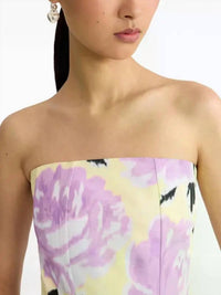 Patou - Bustier floral dress