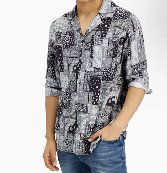 Sun + Stone - Bandana Woven Rayon Shirt