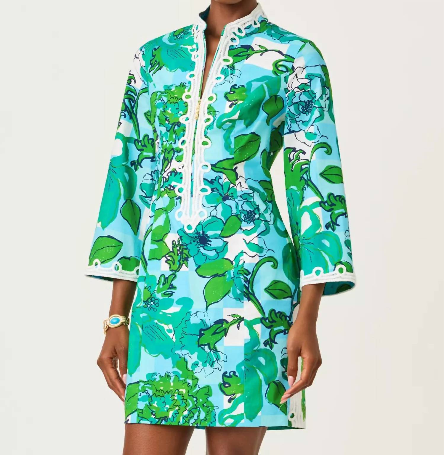 Lilly Pulitzer - Shealyn 3/4 Sleeve Stretch Cotton Dress