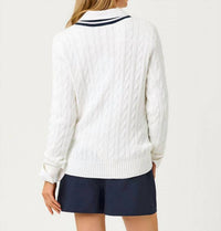 Lilly Pulitzer - Brockton Cable Knit V-neck Sweater