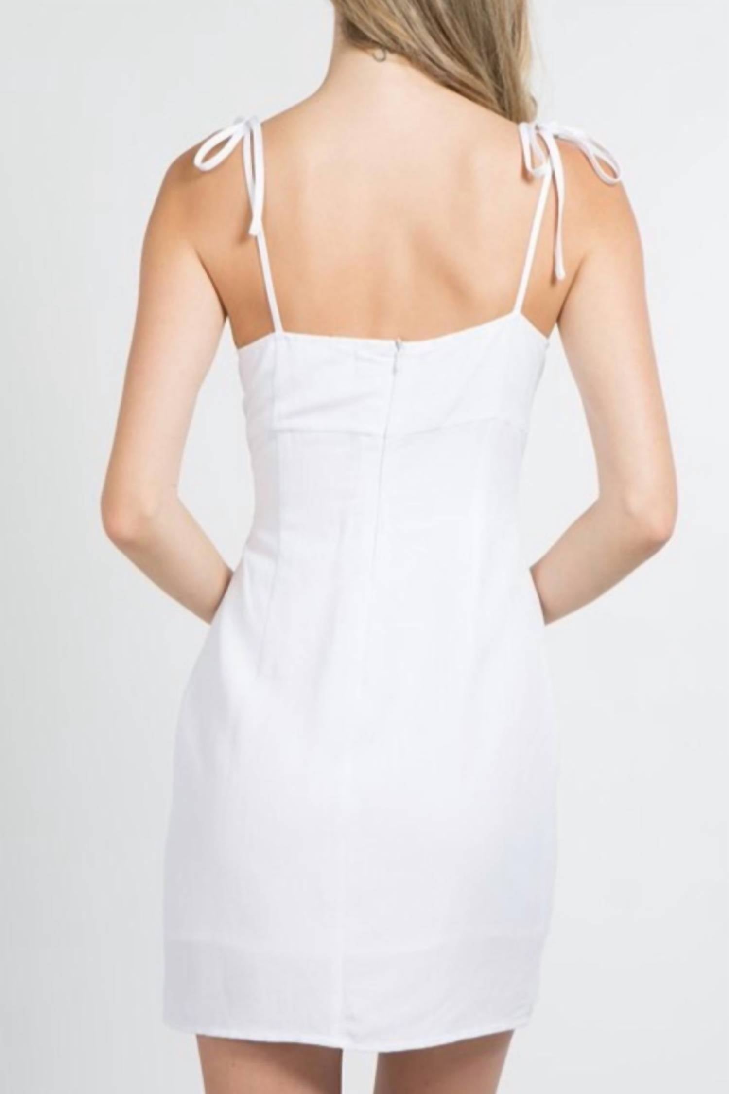 Hook and Eye Short Dress