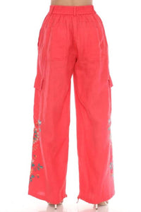 Johnny Was - DRAWSTRING HEM CARGO PANT MARISOL