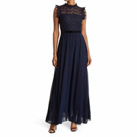 Lucy Paris - Crochet Lace Bodice Dress