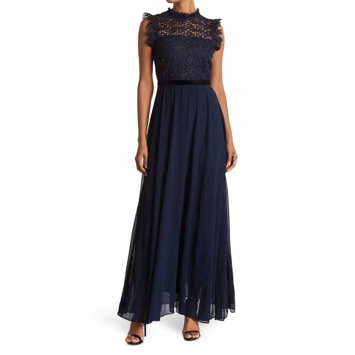 Lucy Paris - Crochet Lace Bodice Dress
