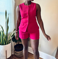 Entro - Lisboa Tailored Pintuck Shorts