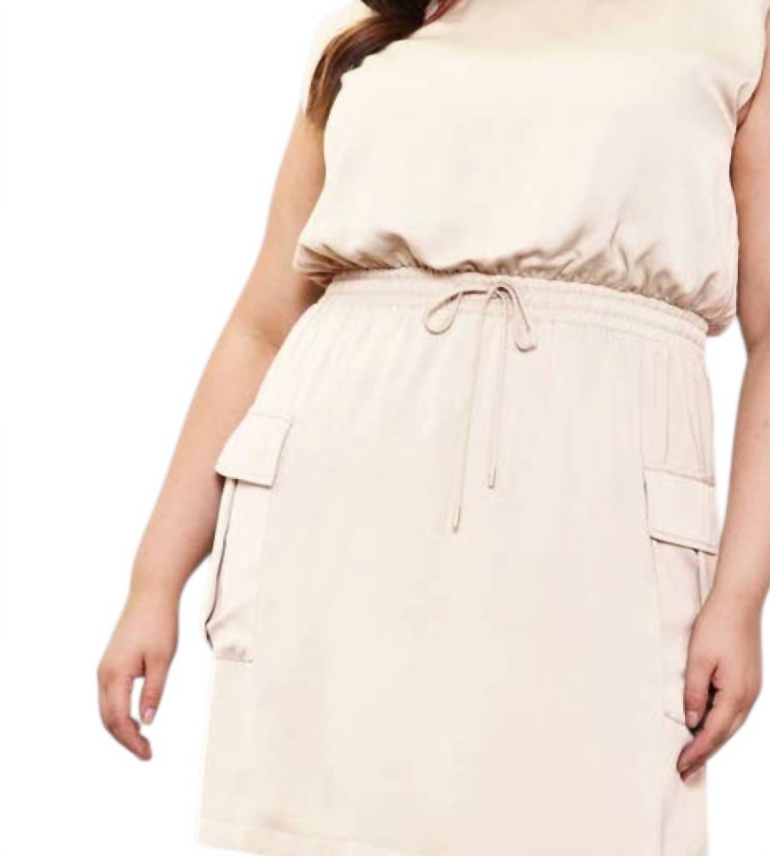 Skies Are Blue - Muscle Shoulder Mini Dress