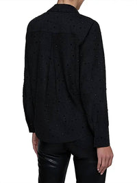 L'Agence - Ellery Embellished Cotton-blend Blouse