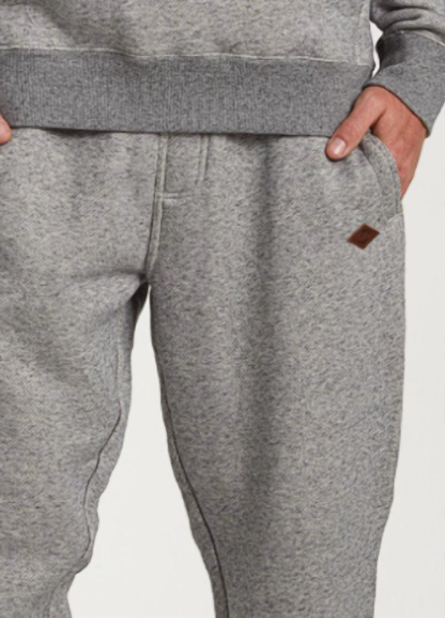Billabong Hudson Pant in black heather - men's pants - detail view