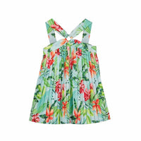 Mayoral - Girl's Pleated Printed Dress