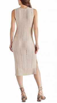 STEVE MADDEN Amirah Sweater Dress in oatmeal 1 - women's dress - view 4