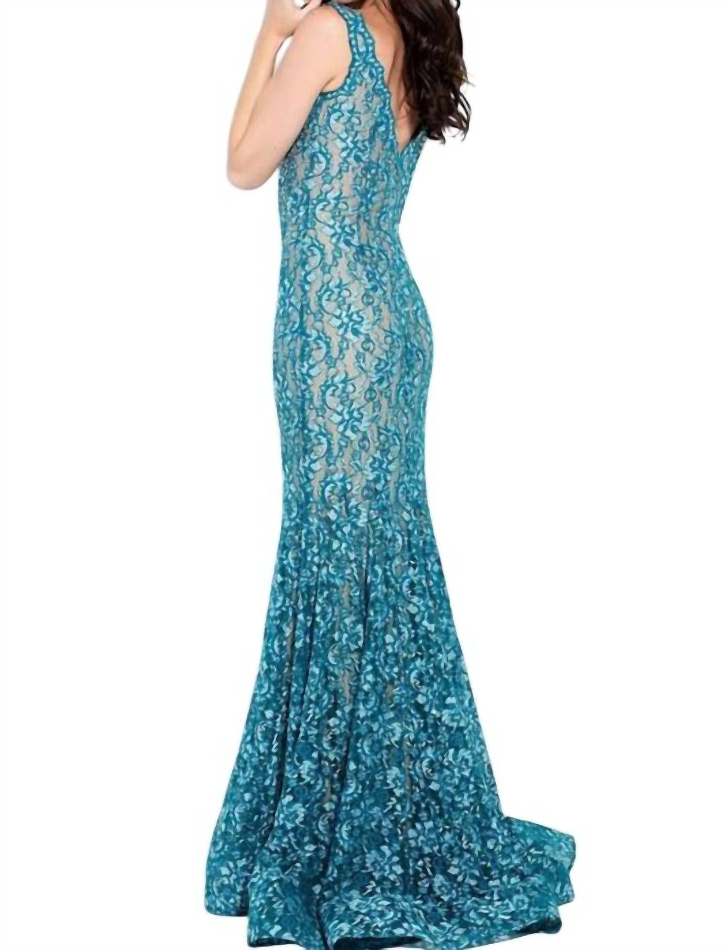 Jovani - Sleeveless Evening Gown