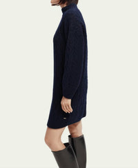 Scotch & Soda - Cable-knit Sweater Mini Dress