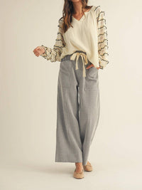 Lovlov - Elastic Pocket String Relaxed Pants