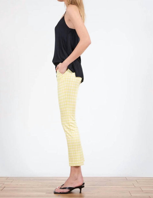 Avenue Montaigne - Lulu Straight Cropped Pant