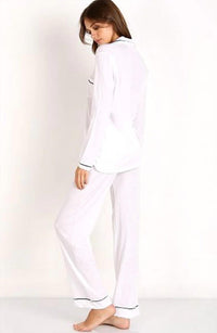 Only Hearts - Organic Cotton Piped Pajamas