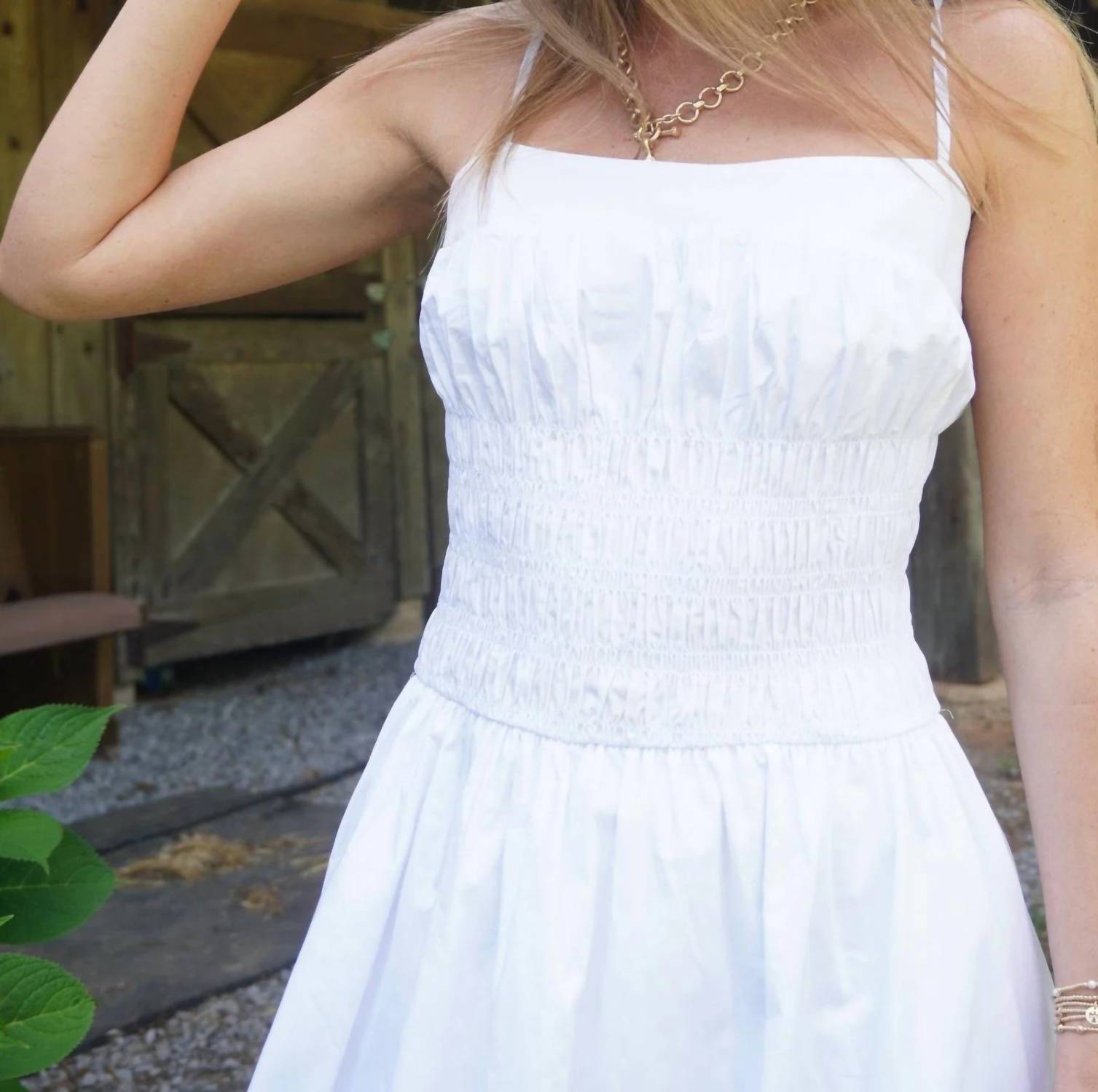 Hyfve - Smocked Midi Dress